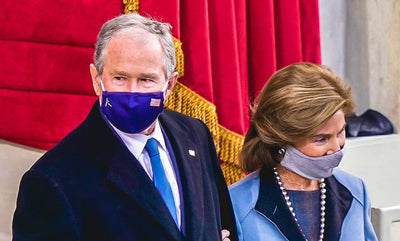 President Bush Wears a Rhoback Mask to the Inauguration