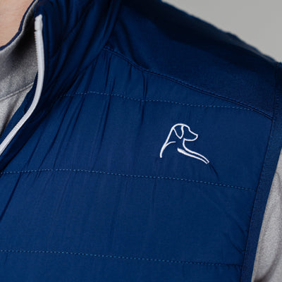 Fulton Performance Vest | Solid - Admiral Navy/White -  USA