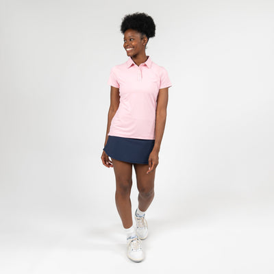 The Solid Performance Polo | Solid - Flamingo Pink