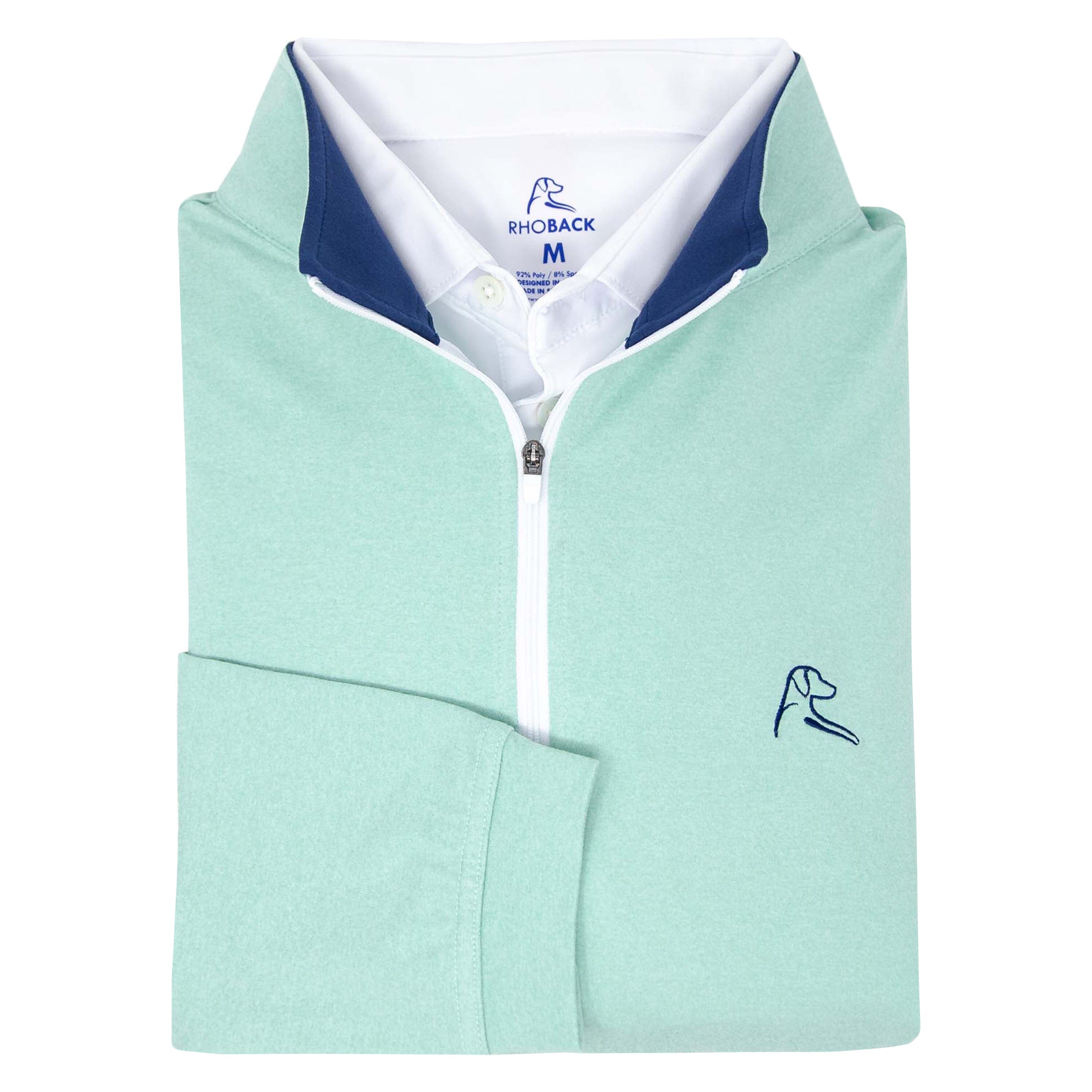 The Antigua QZip Performance Pullover Rhoback RHOBACK