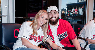 Is Baker Mayfield rocking Rhoback at the CLE Indians Game?