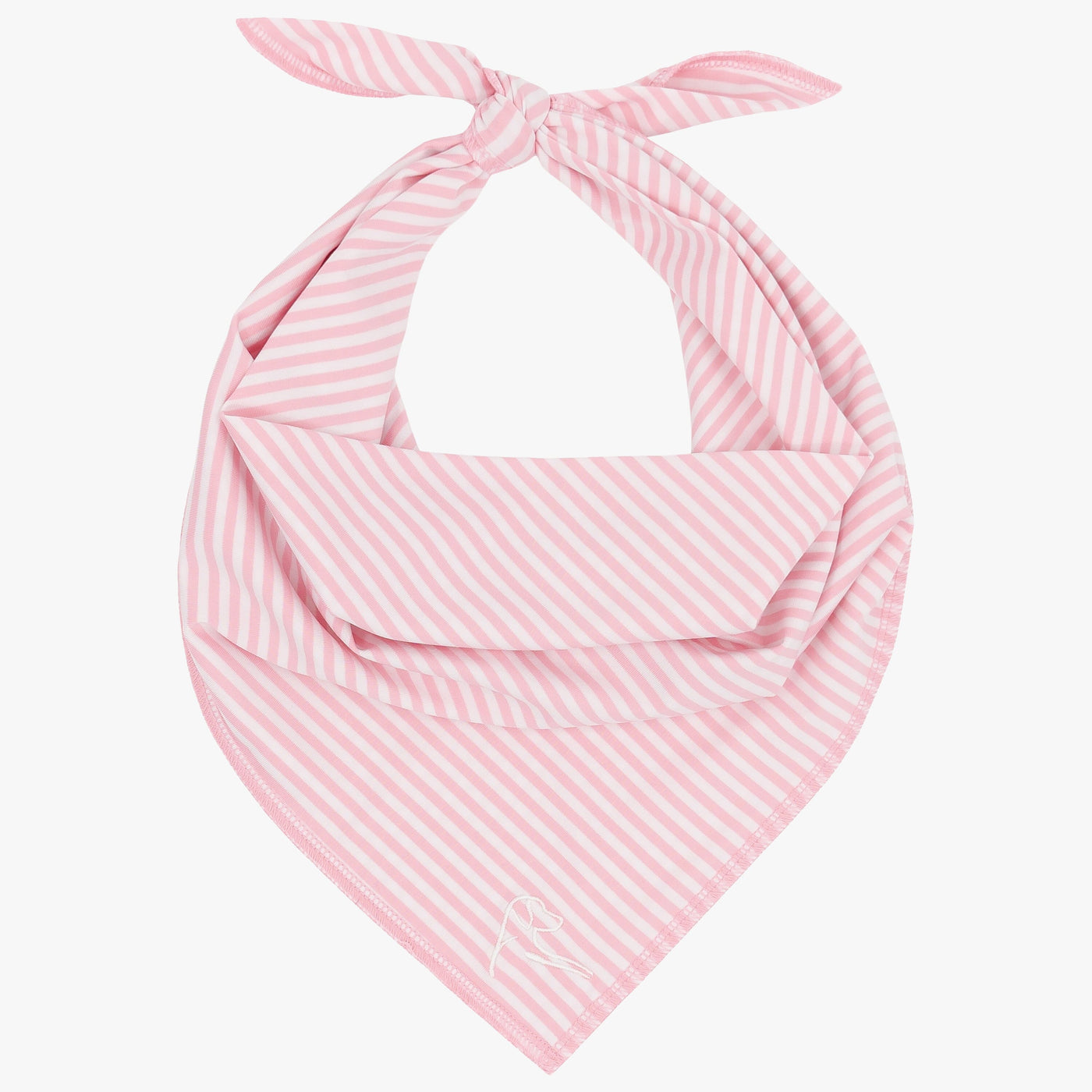 The Birdie Stripe | Performance Bandana | The Birdie Stripe - Flamingo Pink/White