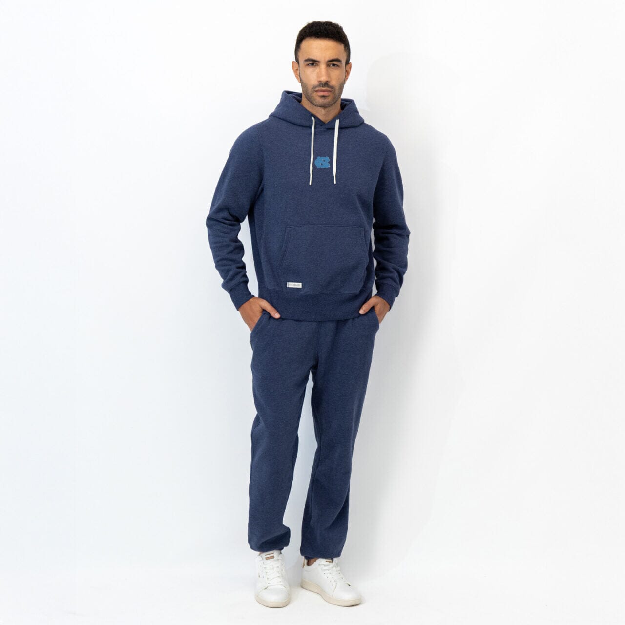 Ready Collegiate Hoodie - UNC | Heather - Fleet Navy - UNC 4 BLUE