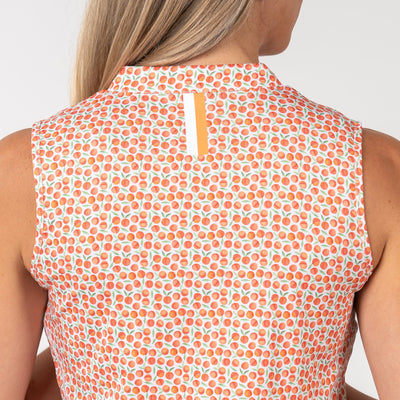 Absolute Peach Sleeveless Zip | The Absolute Peach - Amber Orange