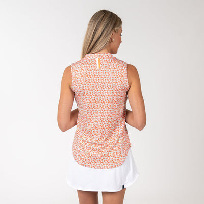 Absolute Peach Sleeveless Zip | The Absolute Peach - Amber Orange