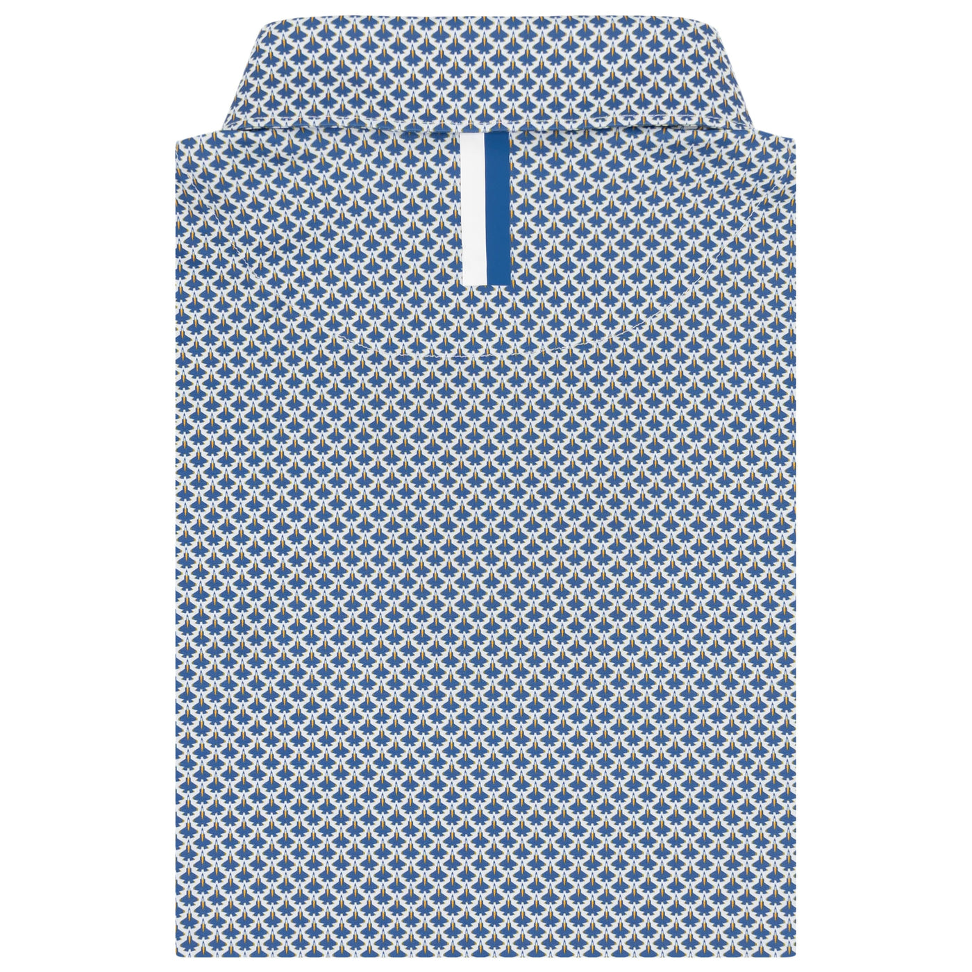 The Airshow | Performance Polo | The Airshow - White/Short Stop Blue