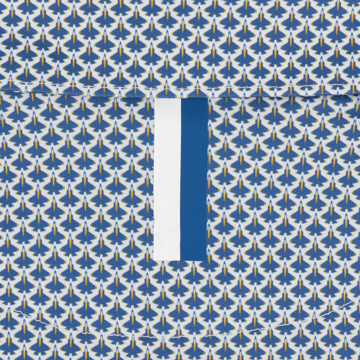 The Airshow | Performance Polo | The Airshow - White/Short Stop Blue