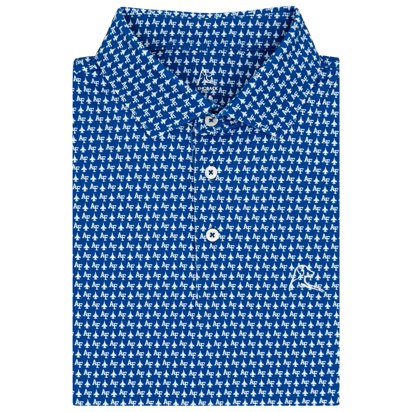 The Air Force Fightin' Falcons™ | Collegiate Polo | The Air Force Fightin' Falcons™ - Azure Blue/White