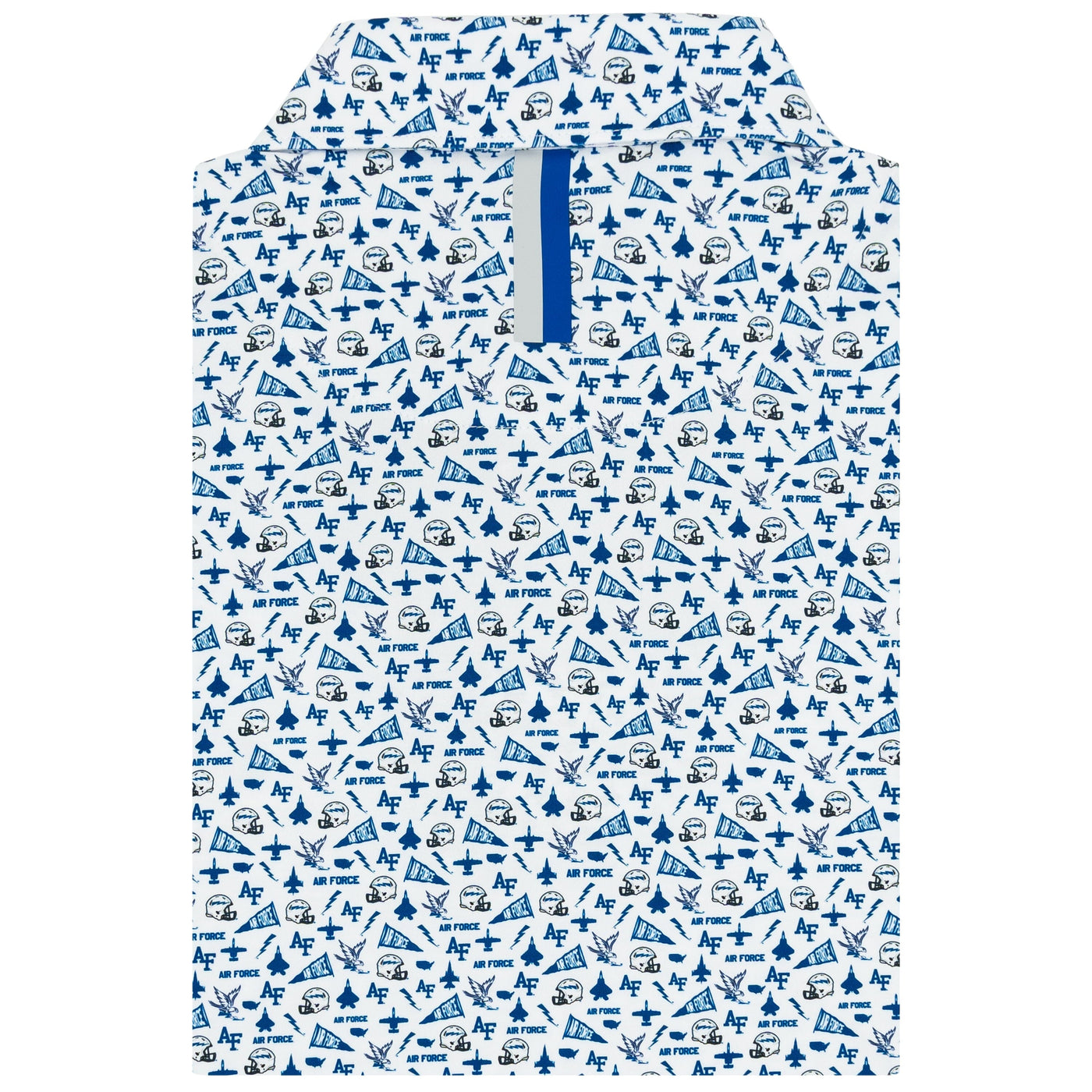 The Air Force Gameday | Collegiate Polo | The Air Force Gameday - White/Azure Blue