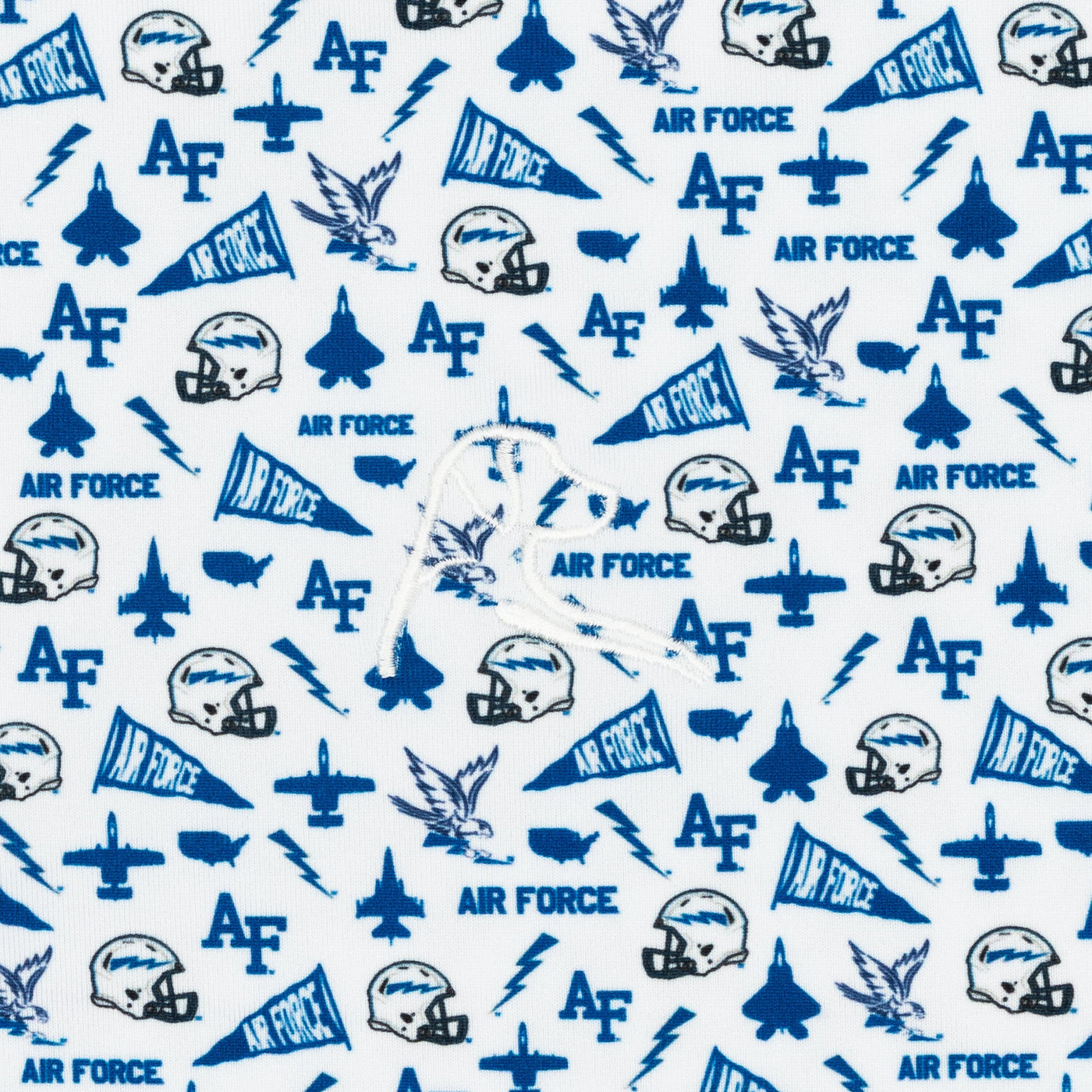 The Air Force Gameday | Collegiate Polo | The Air Force Gameday - White/Azure Blue