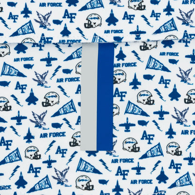 The Air Force Gameday | Collegiate Polo | The Air Force Gameday - White/Azure Blue