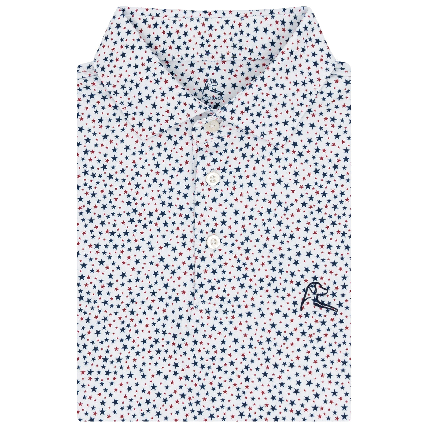 The All Stars | Performance Polo | The All Stars - White/Fleet Navy