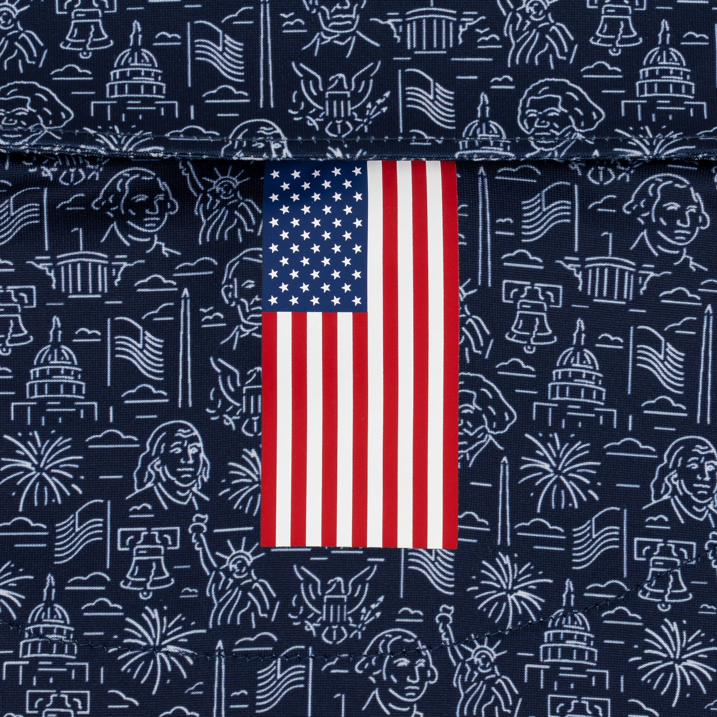 The American Icon | Performance Polo | The American Icon - Fleet Navy/White - USA