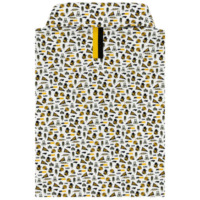 The App State Gameday | Collegiate Polo | The App State Gameday - White/Bright Yellow