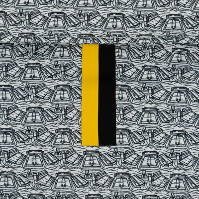 The App State Kidd Brewer Stadium | Collegiate Polo | The App State Kidd Brewer Stadium - White/Black