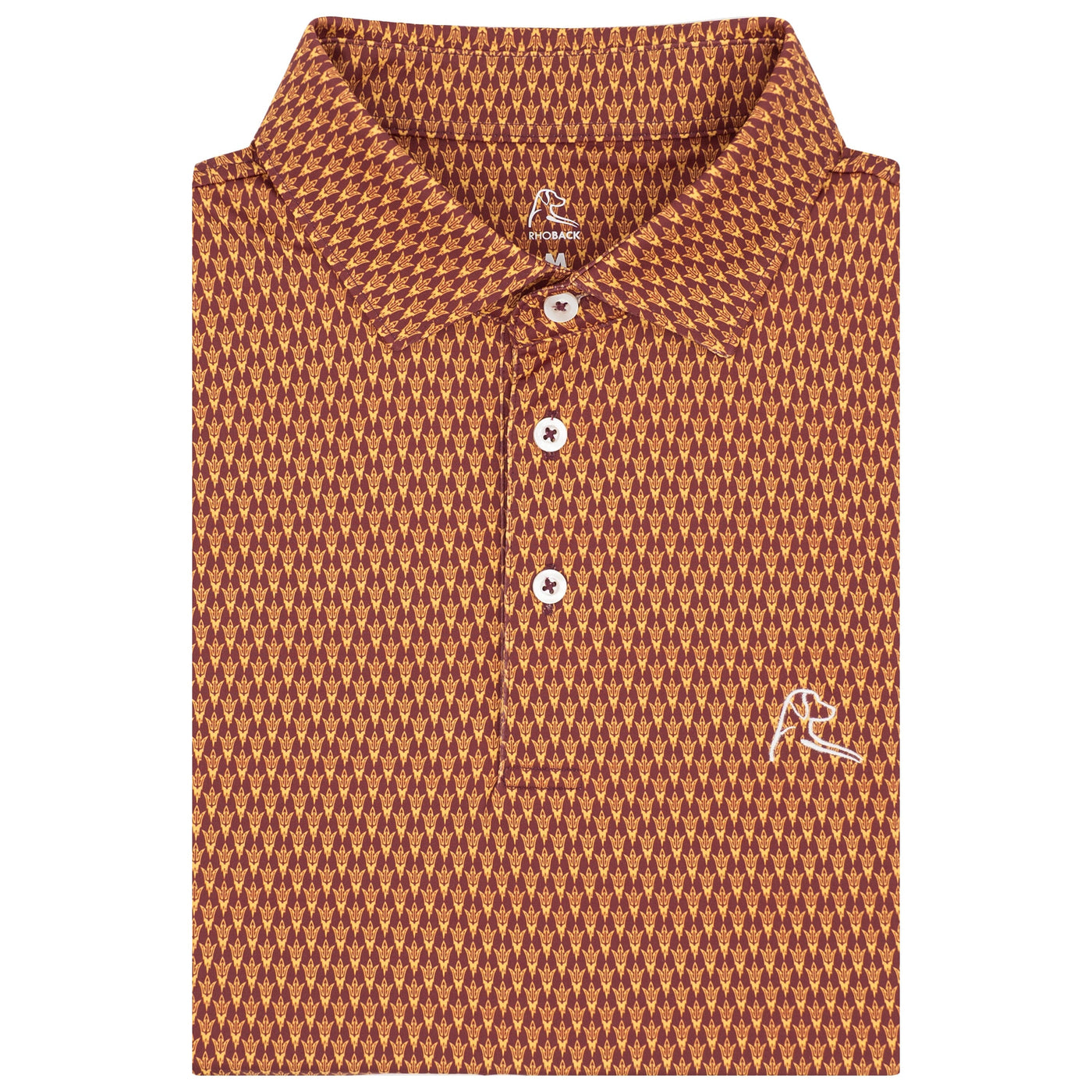 The Arizona State Fork 'Em™ | Collegiate Polo | The Arizona State Fork 'Em™ - Garnet Red/Lemon Drop