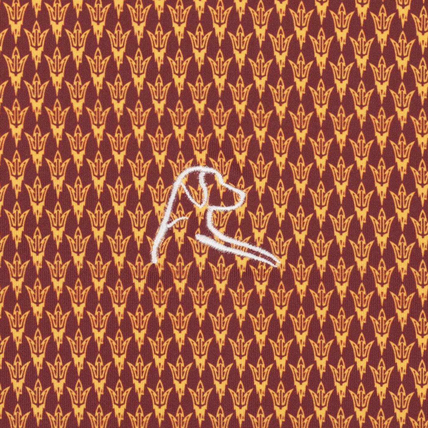 The Arizona State Fork 'Em™ | Collegiate Polo | The Arizona State Fork 'Em™ - Garnet Red/Lemon Drop