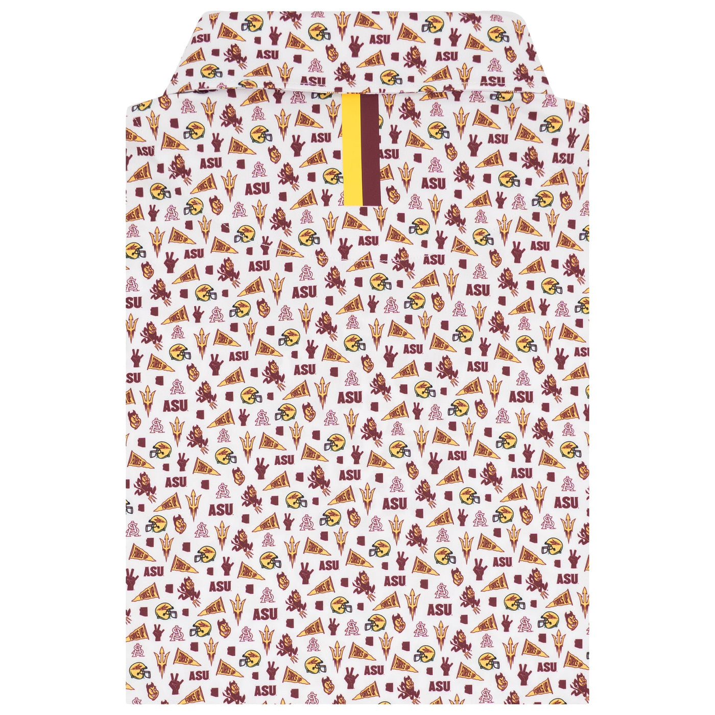 The Arizona State Gameday | Collegiate Polo | The Arizona State Gameday - White/Garnet Red
