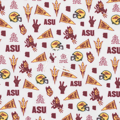 The Arizona State Gameday | Collegiate Polo | The Arizona State Gameday - White/Garnet Red