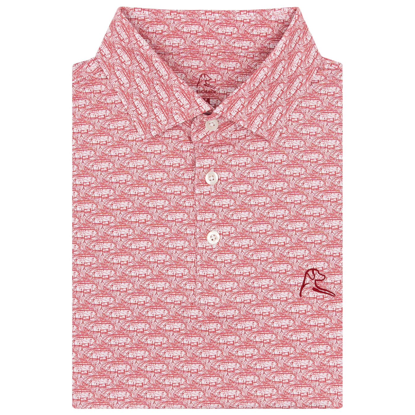 The Arkansas Baum-Walker Stadium | Collegiate Polo | The Arkansas Baum-Walker Stadium - White/Carmine Red