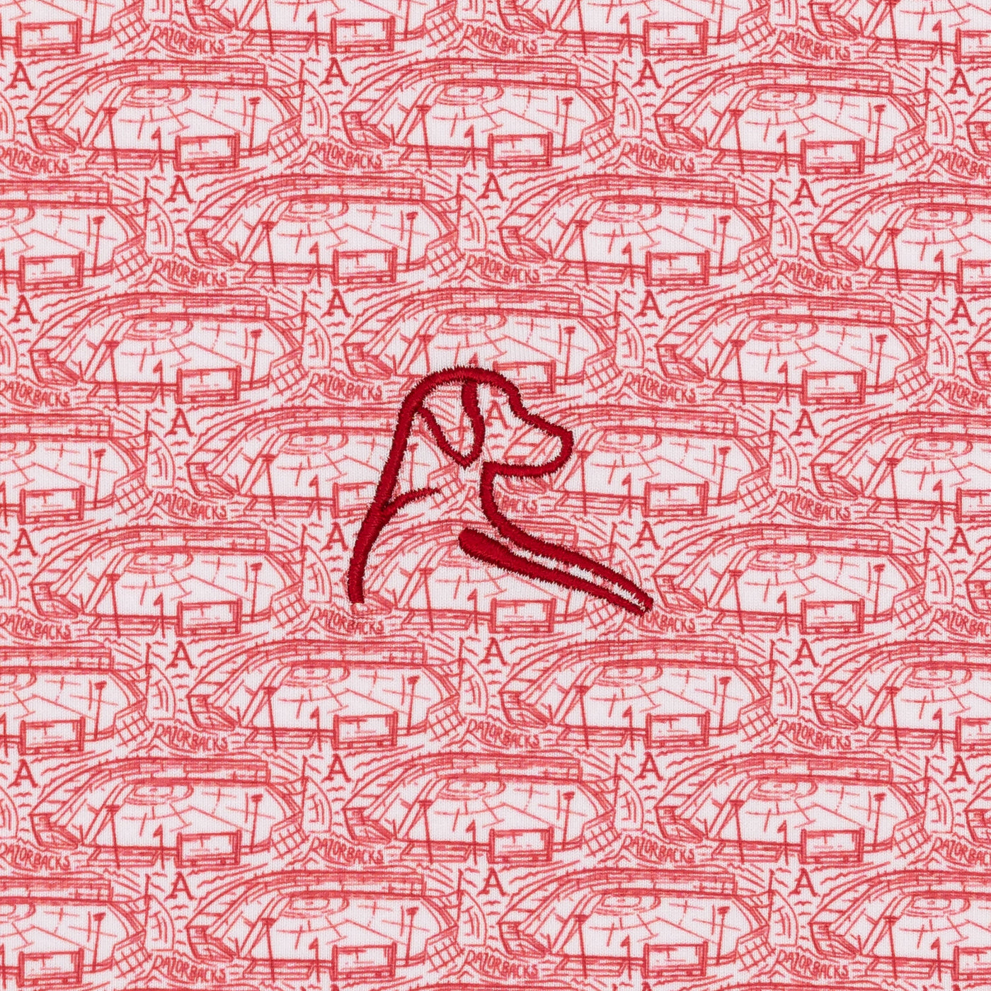 The Arkansas Baum-Walker Stadium | Collegiate Polo | The Arkansas Baum-Walker Stadium - White/Carmine Red