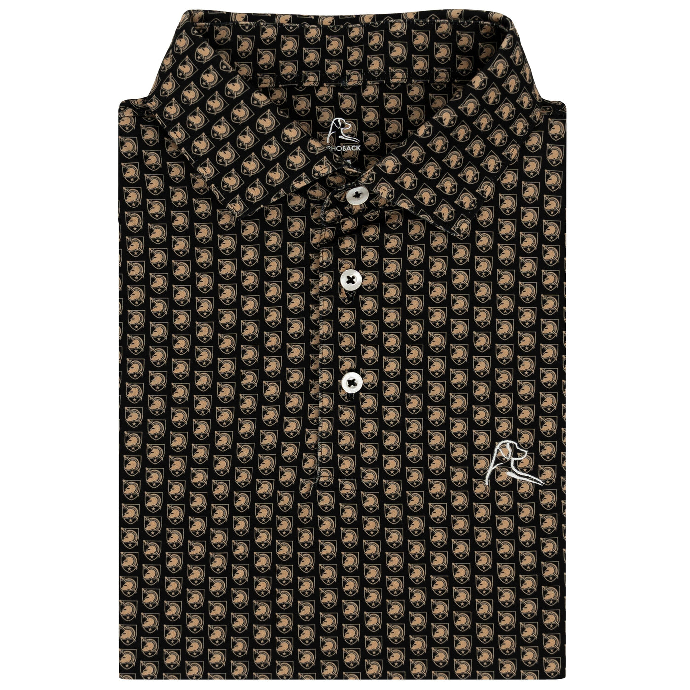 The Army Black Knights® | Collegiate Polo | The Army Black Knights® - Black/Desert Sands