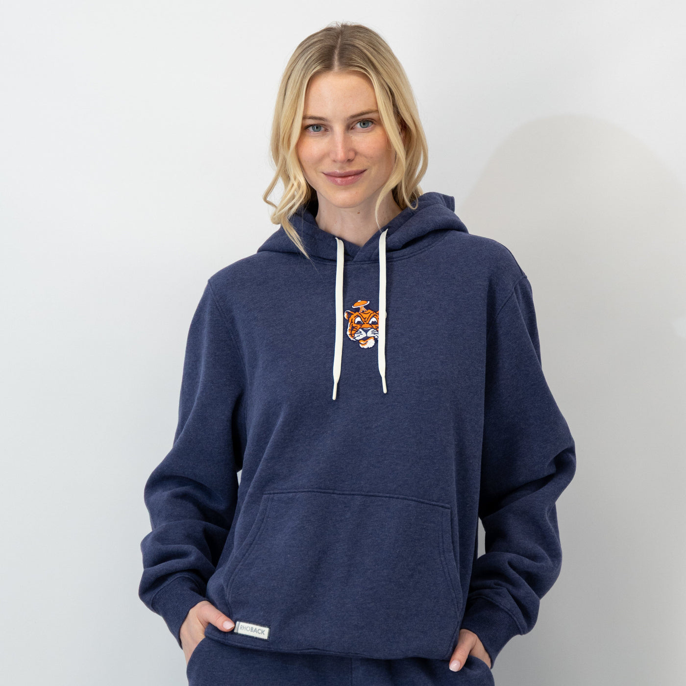 Ready Collegiate Hoodie - Auburn | Heather - Fleet Navy - Auburn - 1 (Women)