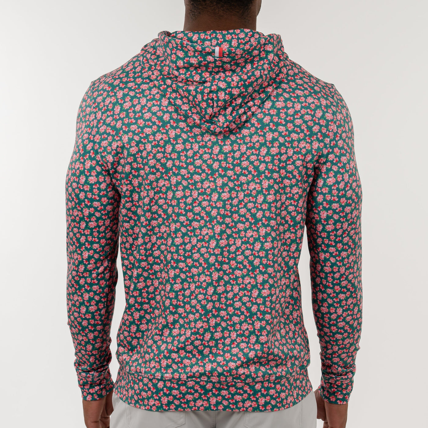 Hesi Performance Hoodie | The Azalea - Spring Pink/Clover Green