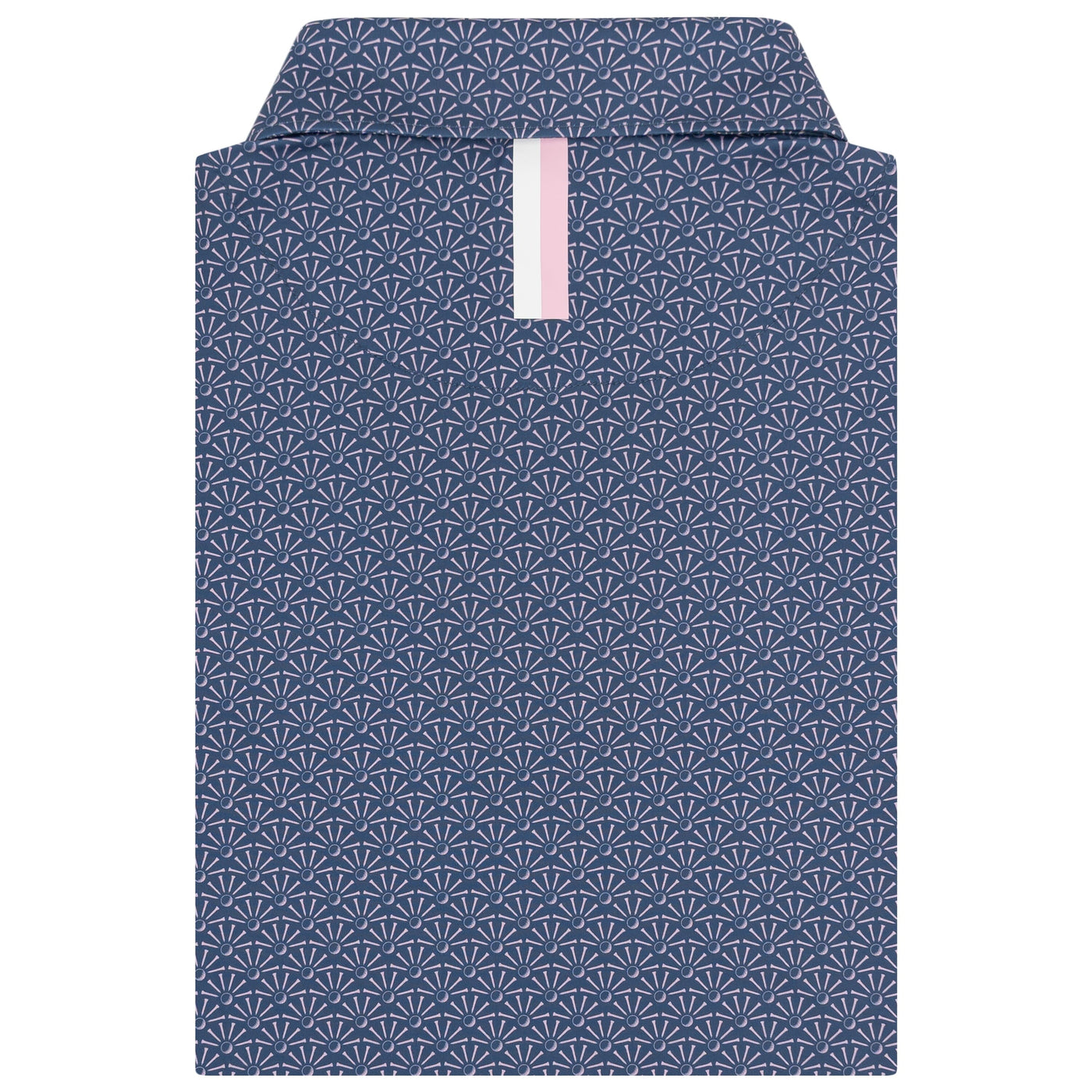 The Back Tees | Performance Polo | The Back Tees - Slate Blue/Lotus Pink