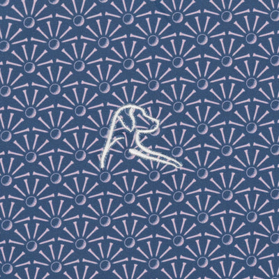 The Back Tees | Performance Polo | The Back Tees - Slate Blue/Lotus Pink
