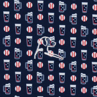 The Ballgame | Performance Polo | The Ballgame - Fleet Navy/Sorbet Red - USA