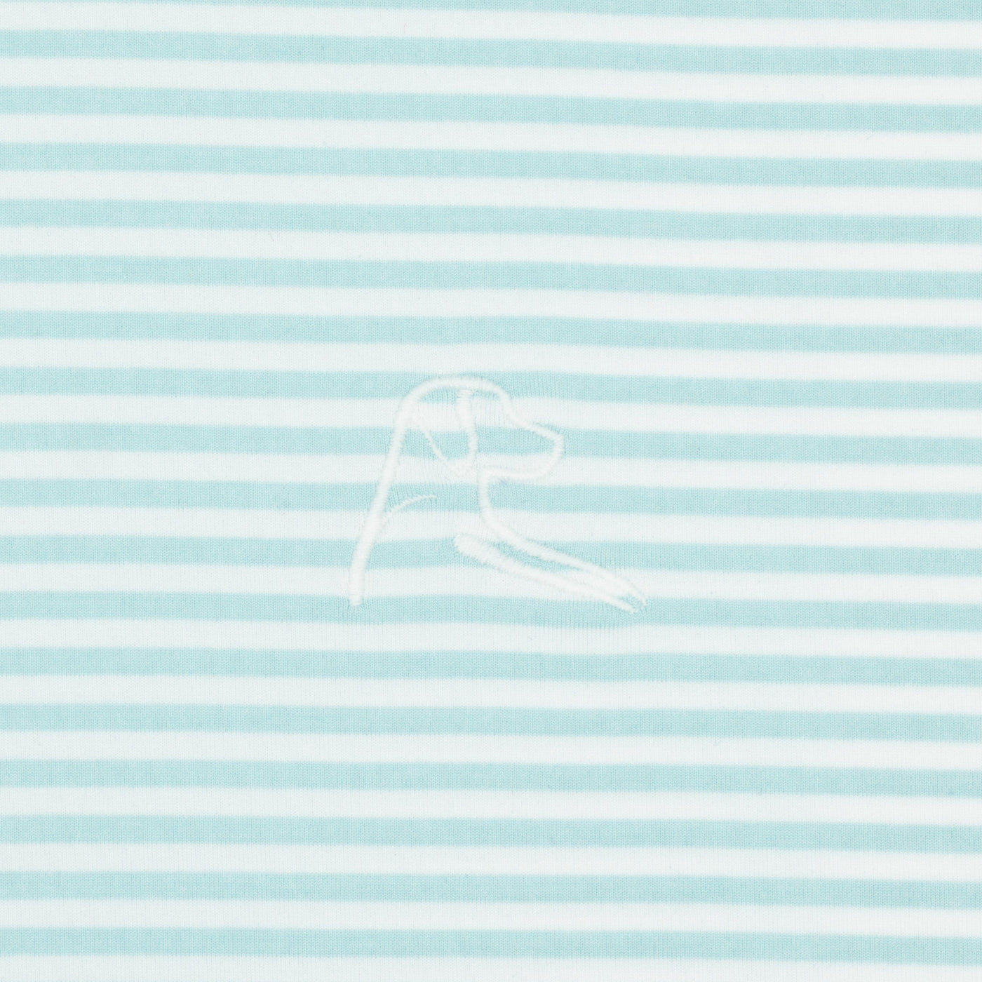 The Barts Heather Stripe | Performance Polo | The Barts Heather Stripe - Antigua Green/White