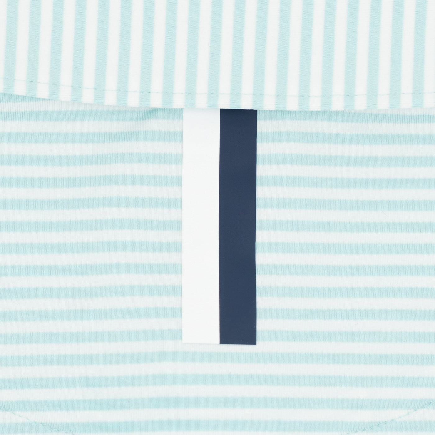 The Barts Heather Stripe | Performance Polo | The Barts Heather Stripe - Antigua Green/White