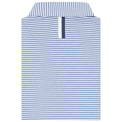The Barts Heather Stripe | Performance Polo | The Barts Heather Stripe - Dusk Blue/White