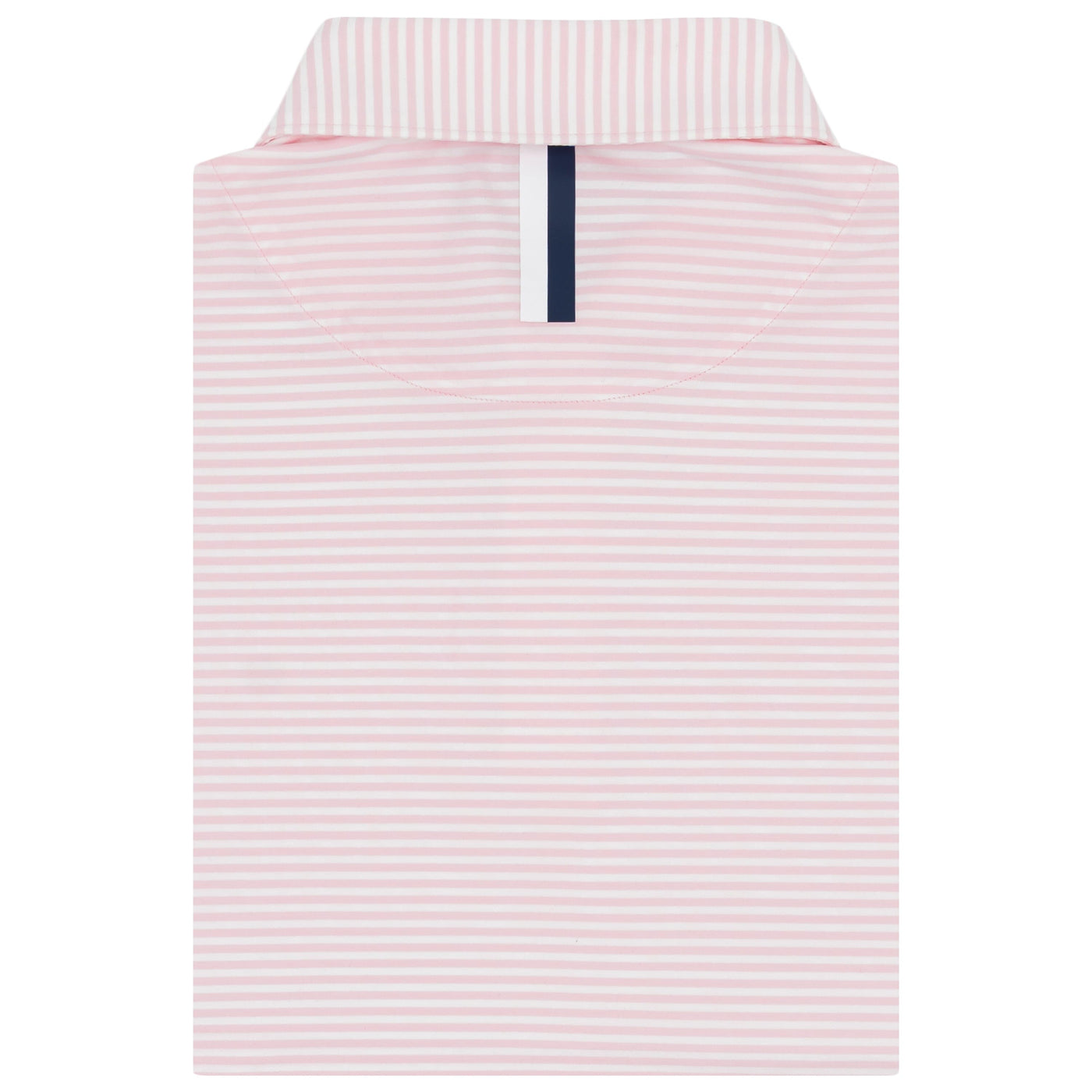 The Barts Heather Stripe | Performance Polo | The Barts Heather Stripe - Lotus Pink/White