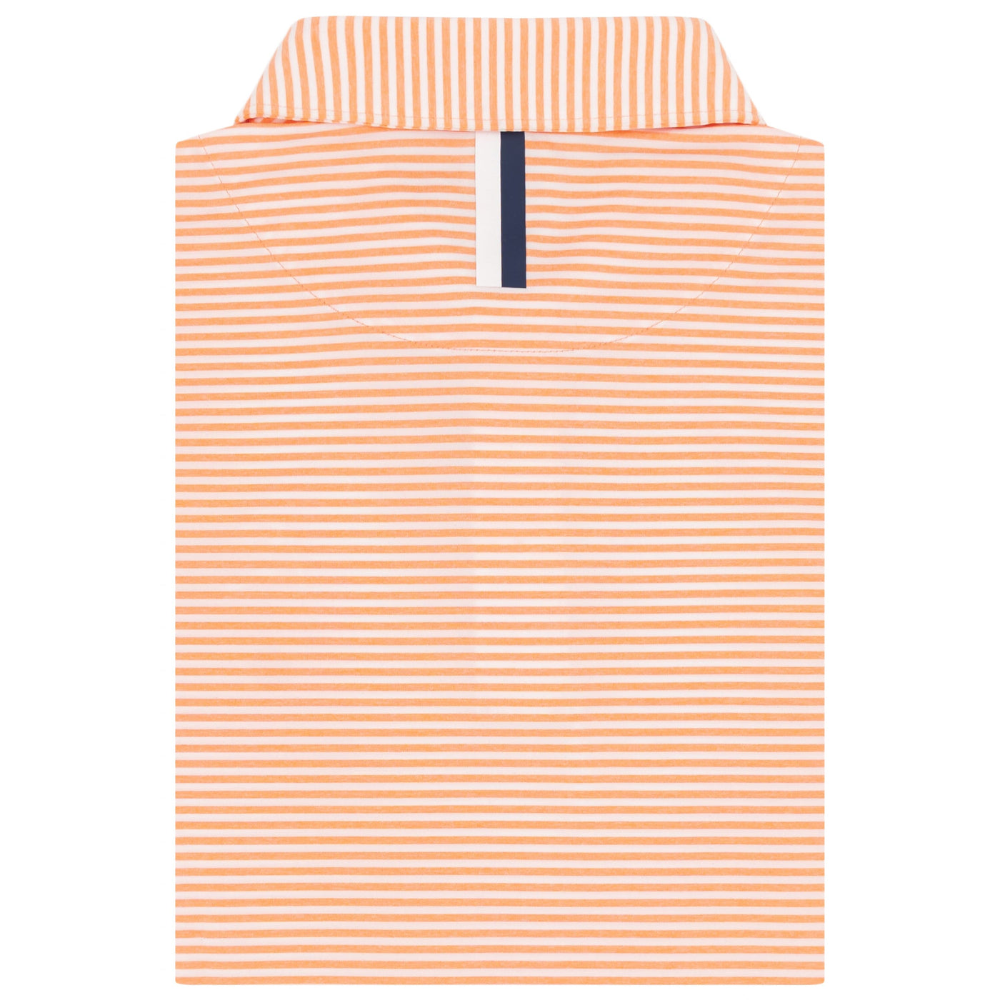 The Barts Heather Stripe | Performance Polo | The Barts Heather Stripe - Melon/White