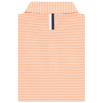 The Barts Heather Stripe | Performance Polo | The Barts Heather Stripe - Melon/White