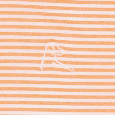 The Barts Heather Stripe | Performance Polo | The Barts Heather Stripe - Melon/White