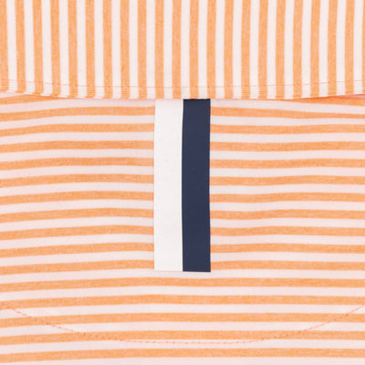 The Barts Heather Stripe | Performance Polo | The Barts Heather Stripe - Melon/White