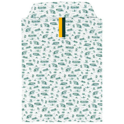 The Baylor Sailgate | Collegiate Polo | The Baylor Sailgate - White/Evergreen