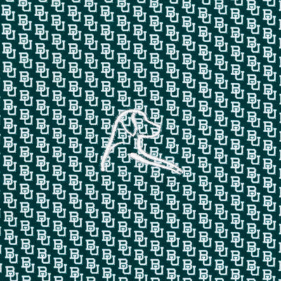 The Baylor Sic 'Em™ | Collegiate Polo | The Baylor Sic 'Em™ - Evergreen/White