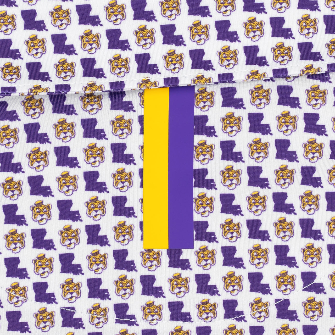 The LSU Bayou Bengals™ | Collegiate Polo | The LSU Bayou Bengals™ - White/Reauxback Purple