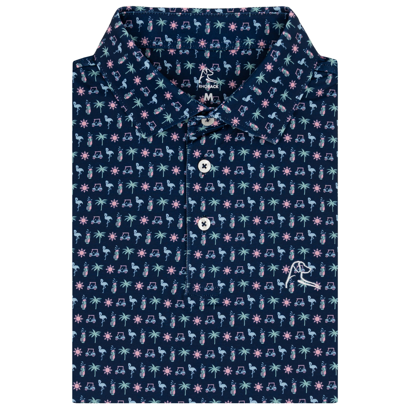 The Beach Birdie | Performance Polo | The Beach Birdie - Fleet Navy/Zenith Blue