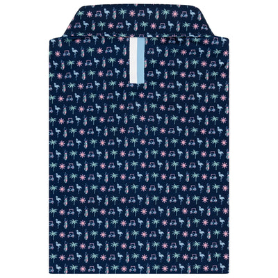 The Beach Birdie | Performance Polo | The Beach Birdie - Fleet Navy/Zenith Blue