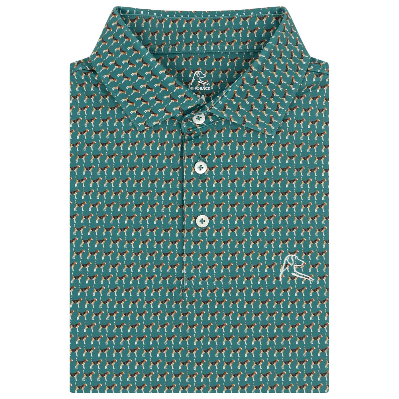 The Beagle | Performance Polo | The Beagle - Leaf Green