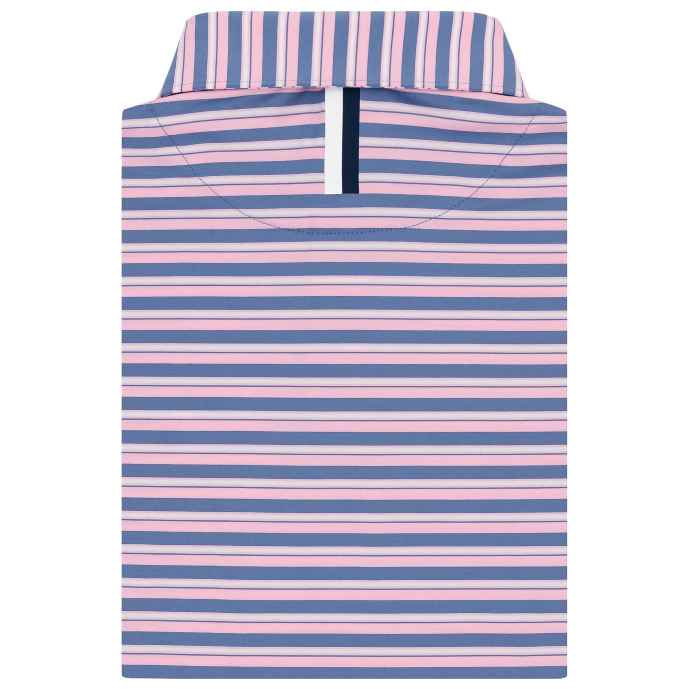 The Belmont Stripe | Performance Polo | The Belmont Stripe - Lotus Pink/Dusk Blue/White