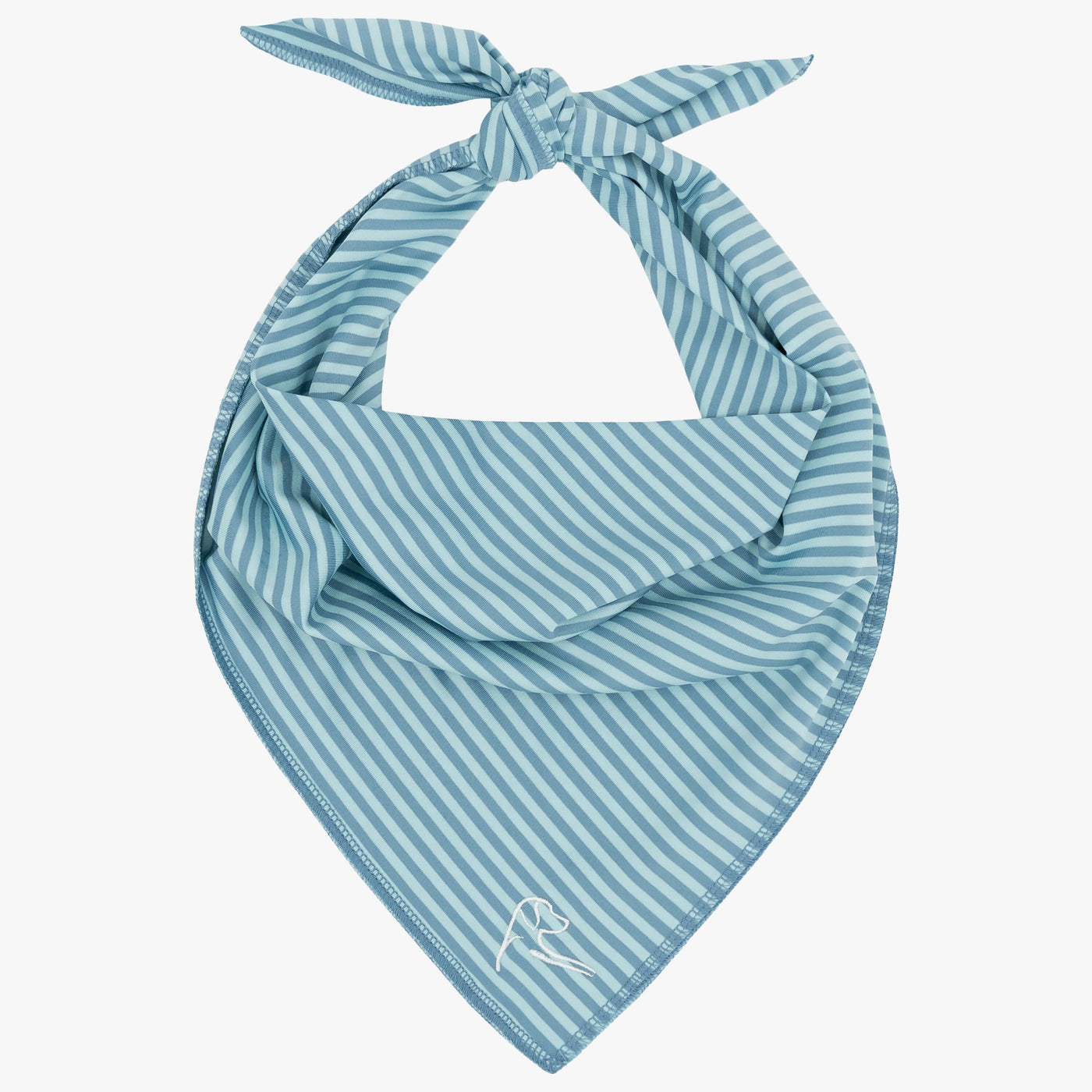 The Birdie Stripe | Performance Bandana | The Birdie Stripe - Antigua Green/Cadet Blue