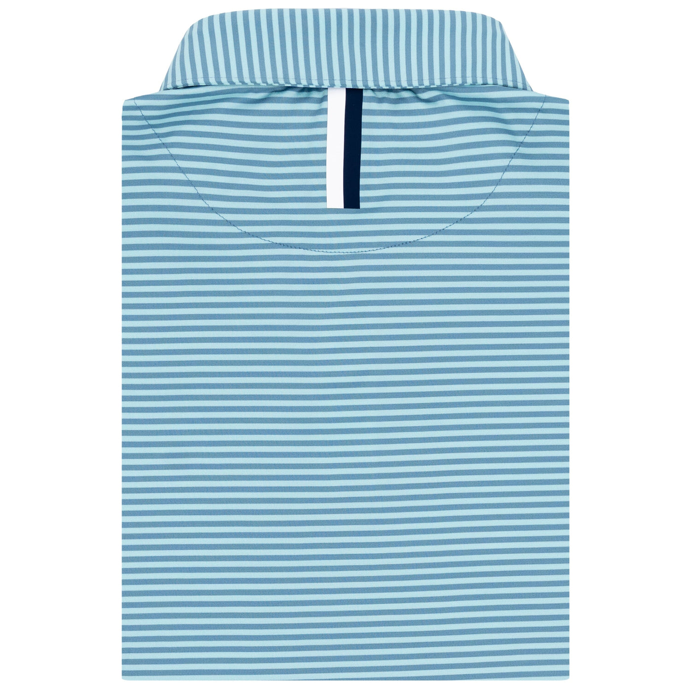 The Birdie Stripe | Performance Polo | The Birdie Stripe - Antigua Green/Cadet Blue