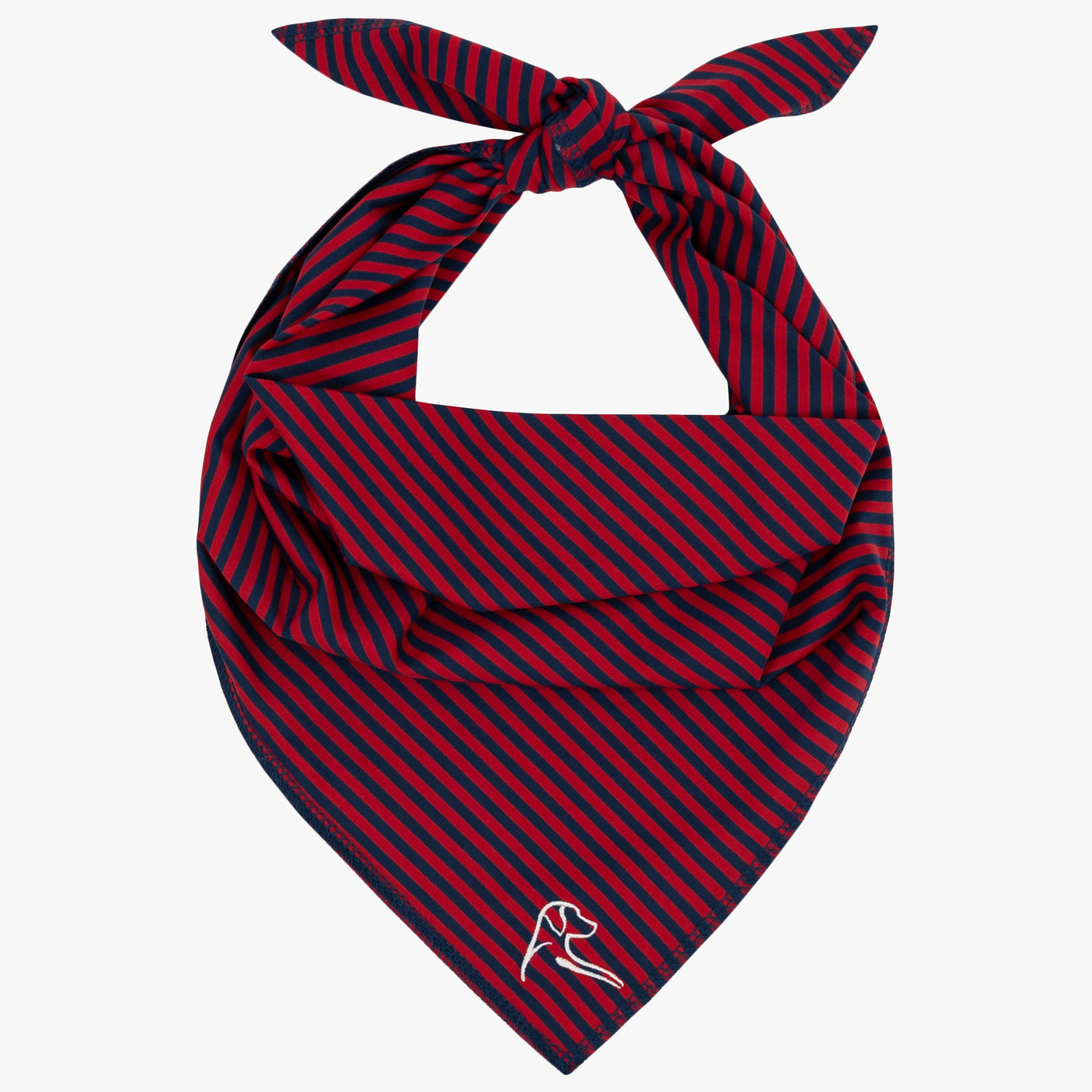 The Birdie Stripe | Performance Bandana | The Birdie Stripe - Cardinal Red/Fleet Navy