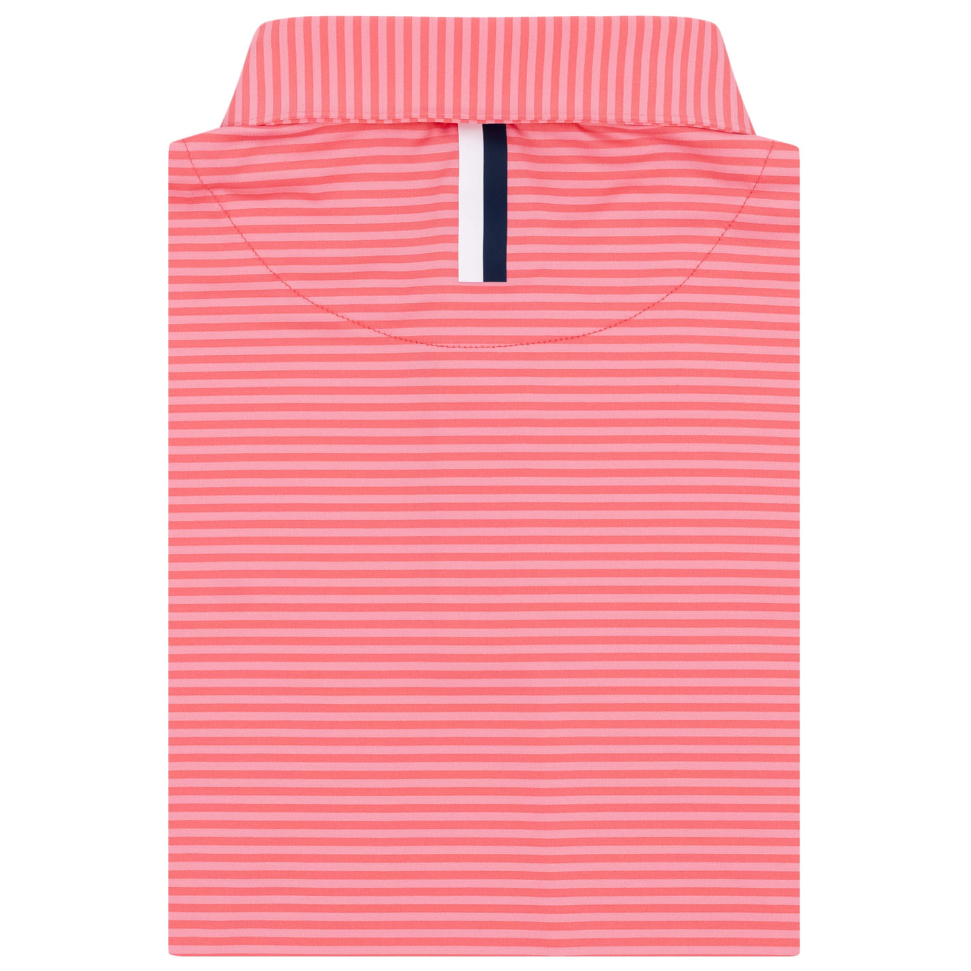 The Birdie Stripe | Performance Polo | The Birdie Stripe - Dogwood Pink/Azalea Pink